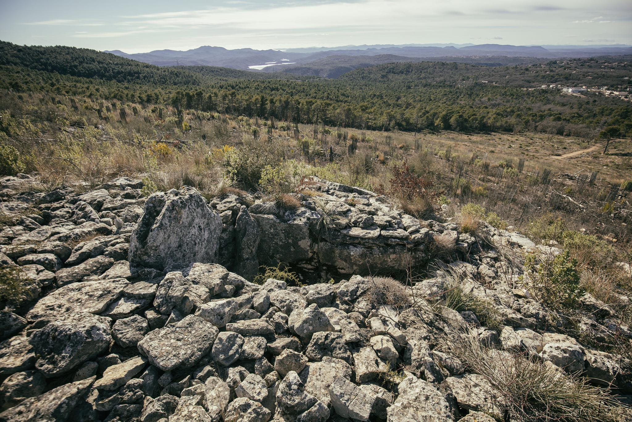 Le dolmen de Colle Basse 2 à Saint-Cézaire-sur-Siagne